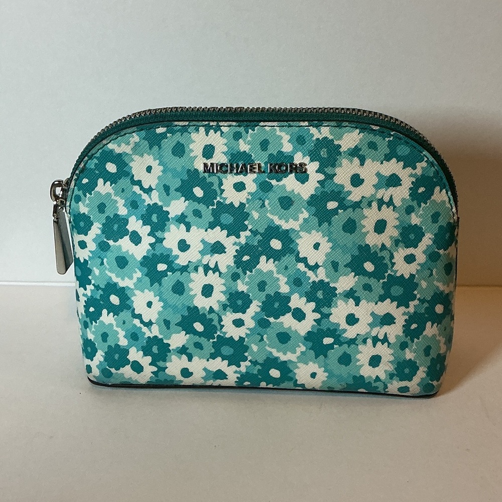 Michael Kors Saffiano Leather Travel Cosmetic Bag